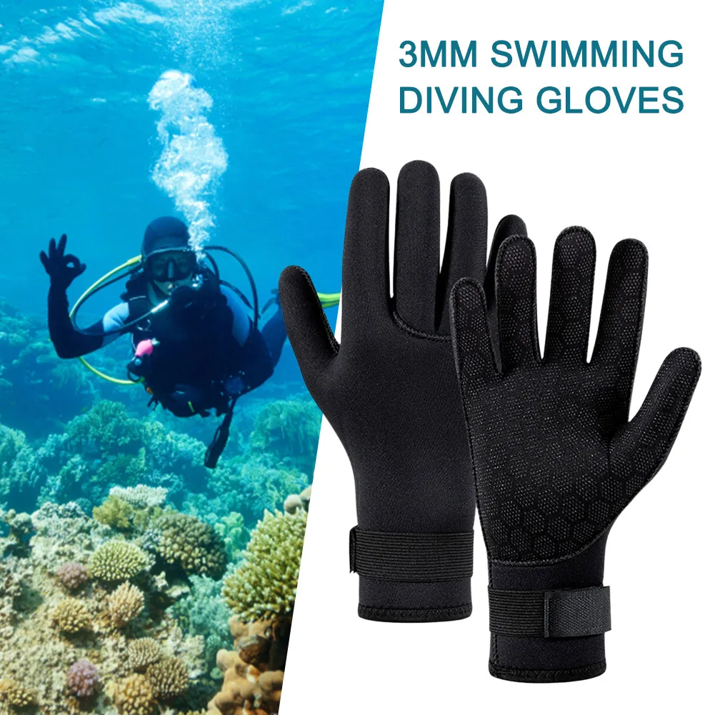 1Pair3MMNeopreneDivingGlovesforMenWomenAntiskidWetsuit