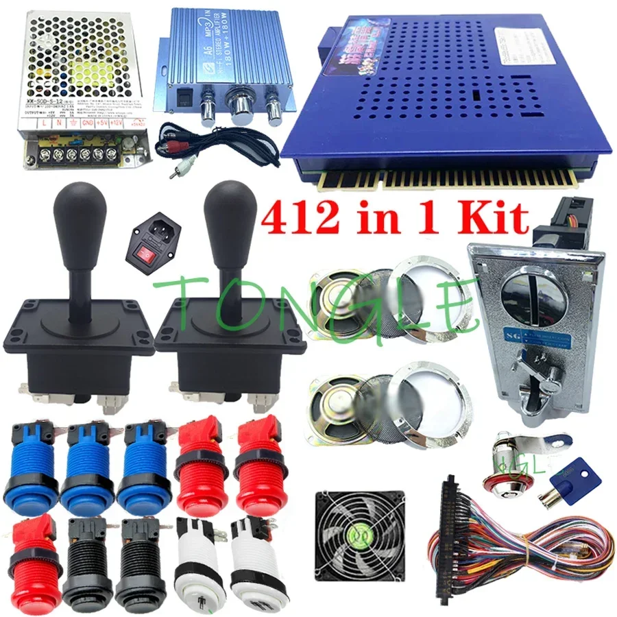 클래식 수직 스크린 게임 보드, DIY 아케이드 키트, 잠마 아케이드 게임, E..