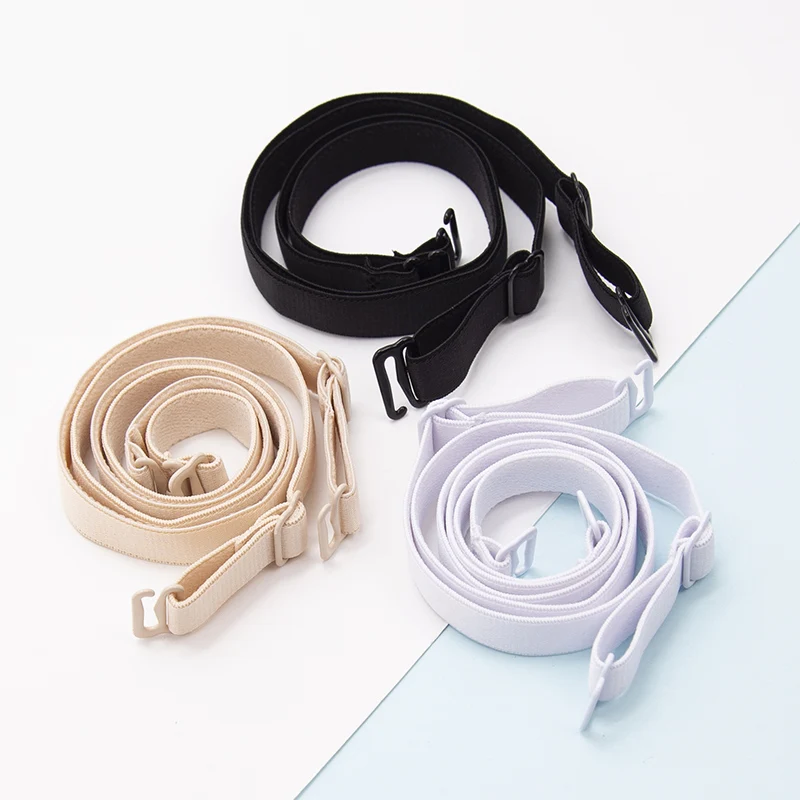 Enhanced Product Title:   
Invisible Push-Up Bra with Slip-Resistant Double Shoulder Straps - Black & White
