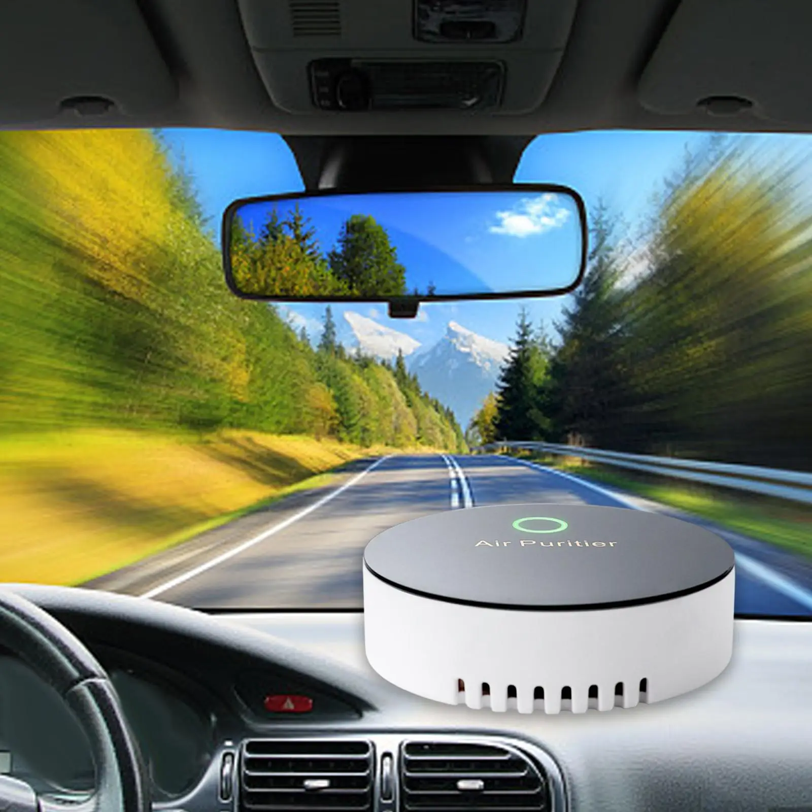 

Car Air Purifier Electric Potent Purification of Odor Pets Odor Remover Freshener for Cabinet Desk Kitchen Vehicles