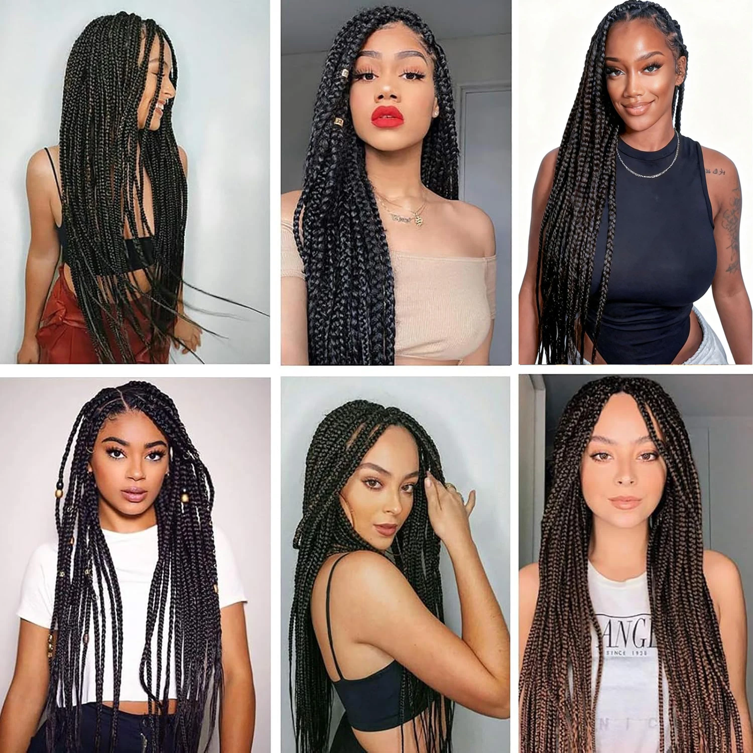 Braiding Hair Pre Stretched 3X Braid 26 Inch Ombre Braiding Hair Blonde Synthetic Fake Hair Extensions for Crochet Twist Women 6