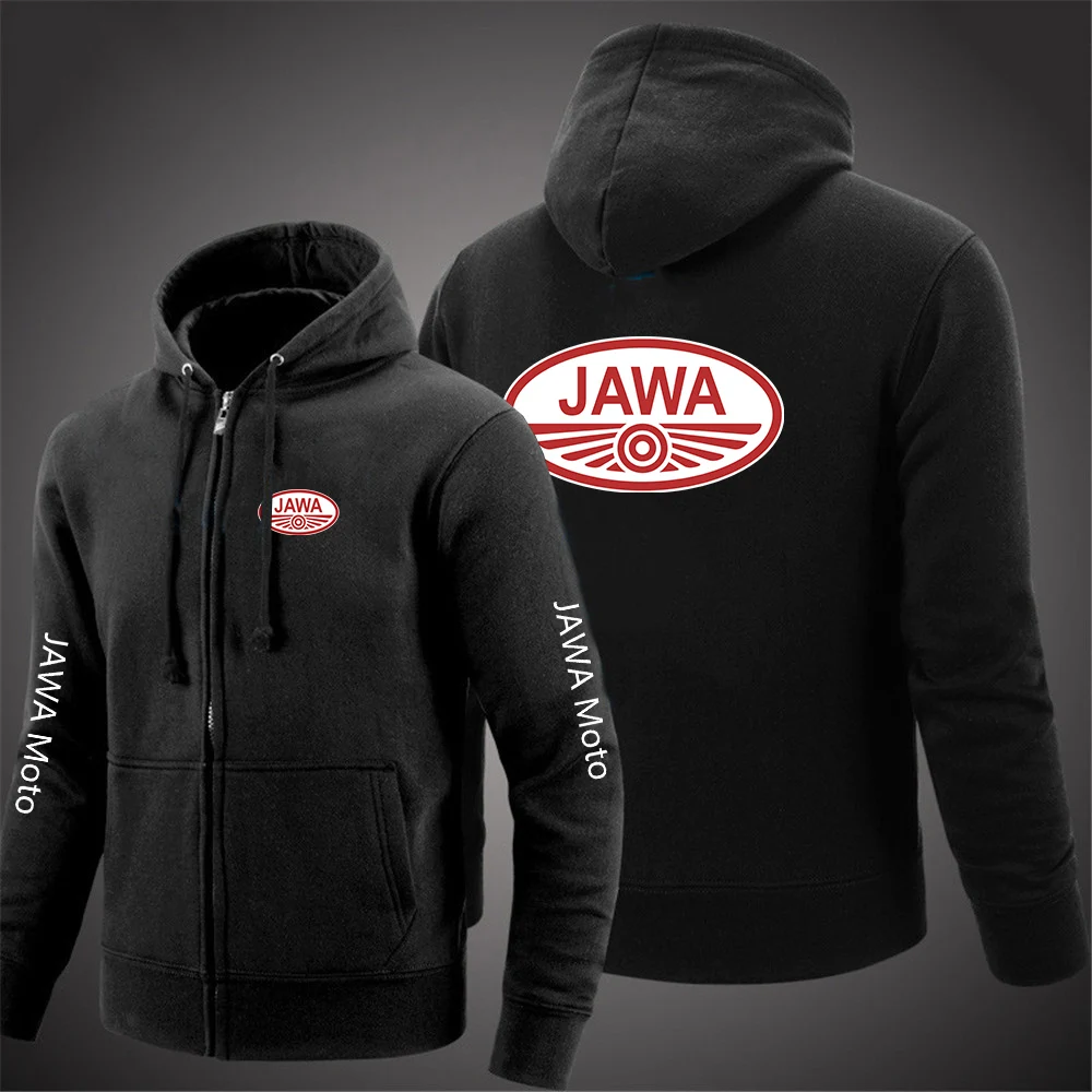 Classic Solid Color Sports Hoodies Men Streetwear Long Sleeve Jackets