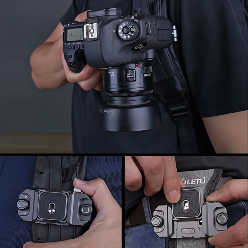범용 SLR 카메라 신속 분리 판 클립 신속 변경 삼각대 슬라이더 설치 어댑터 카메라 클립 야외용