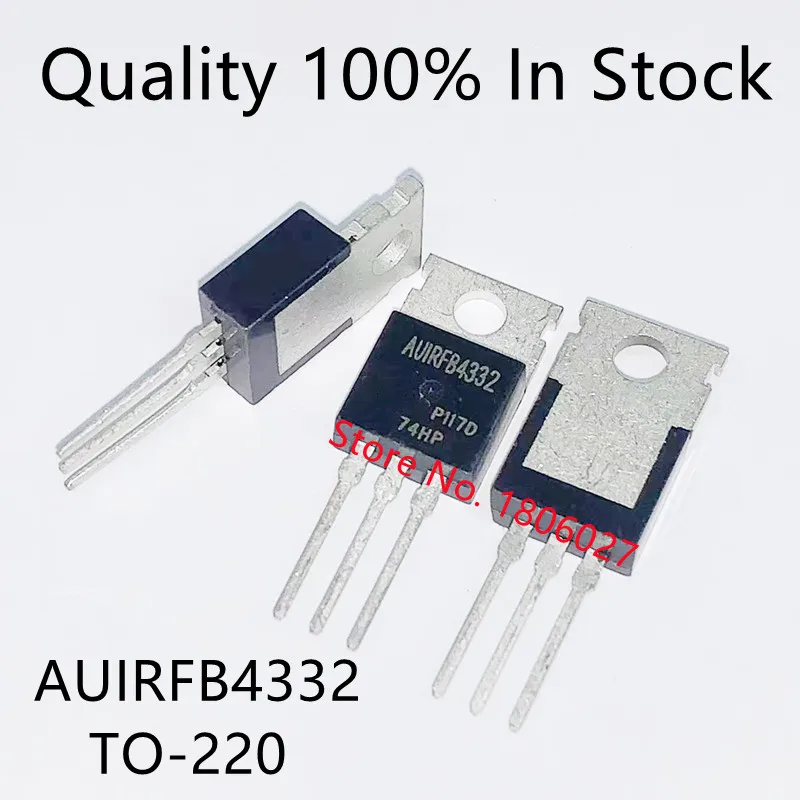 

Send free 20PCS AUIRFB4332 IRFB4332 TO-220 New original spot selling integrated circuits