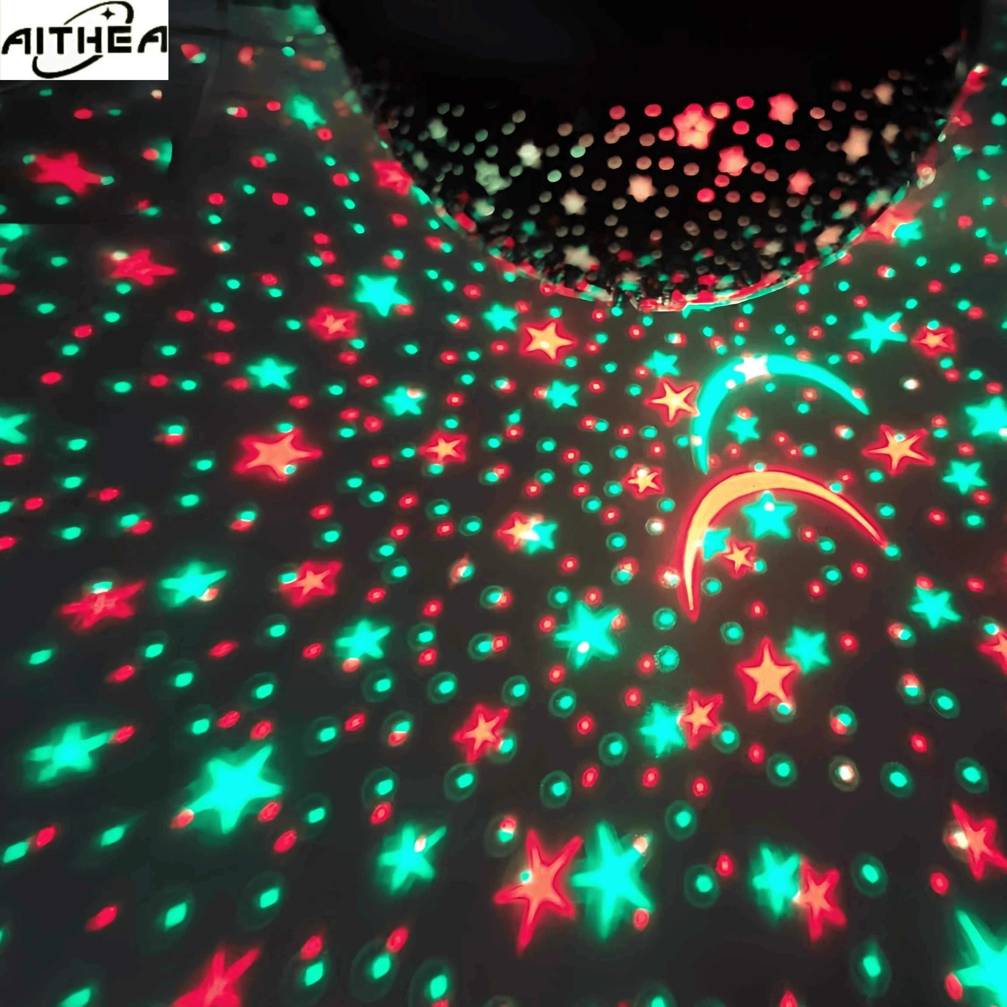 Starry Sky LED Projector Lamp - Galaxy Moon Ambient Lighting for Kids Room Decor & Gifts