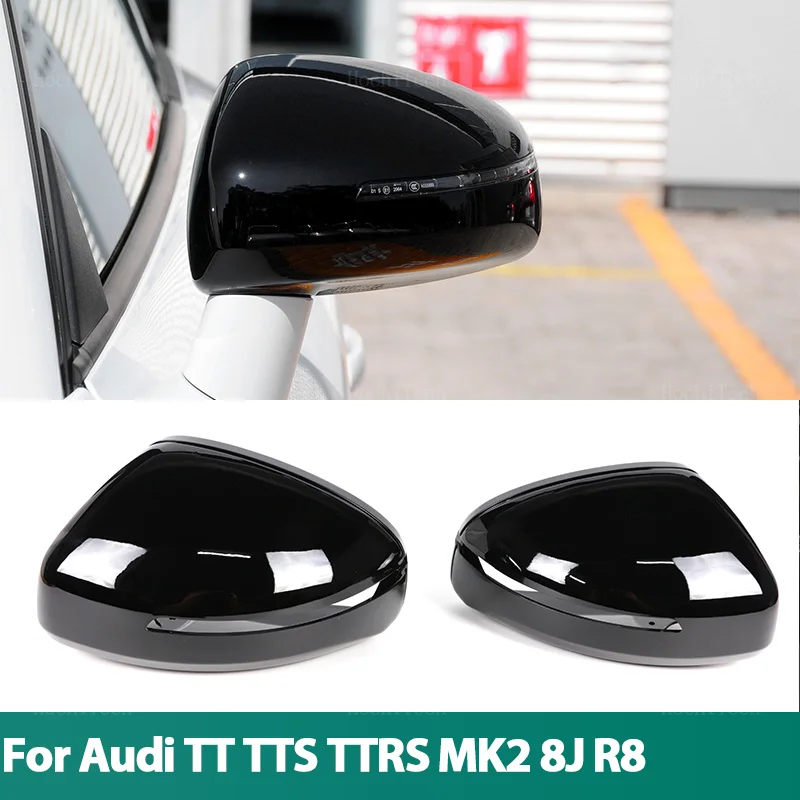 Copertura Dello Specchietto Retrovisore In Fibra Di Carbonio Copertura Dello Specchietto Laterale Dell'Ala Adatta Per Audi Tt Tts Tt Rs 8J Mk2 07-14, 