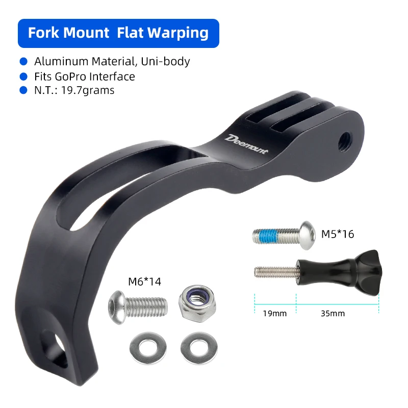 CNC-Machined Bicycle Front Light & Camera Holder