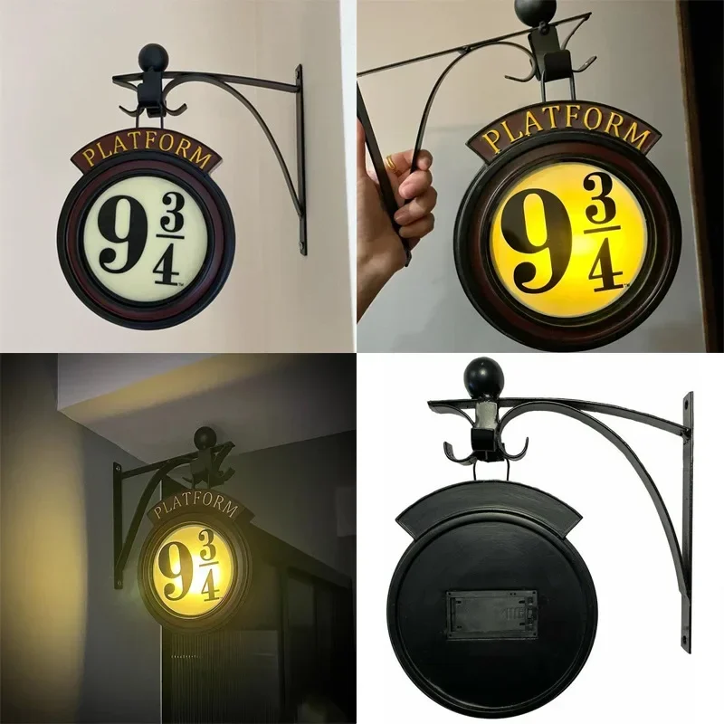Harry 9 3/4 Night Light pendant home LED Potter wall lamp Home Decoration Children's Festival Gifts Halloween Gifts night light led night light led night lamp