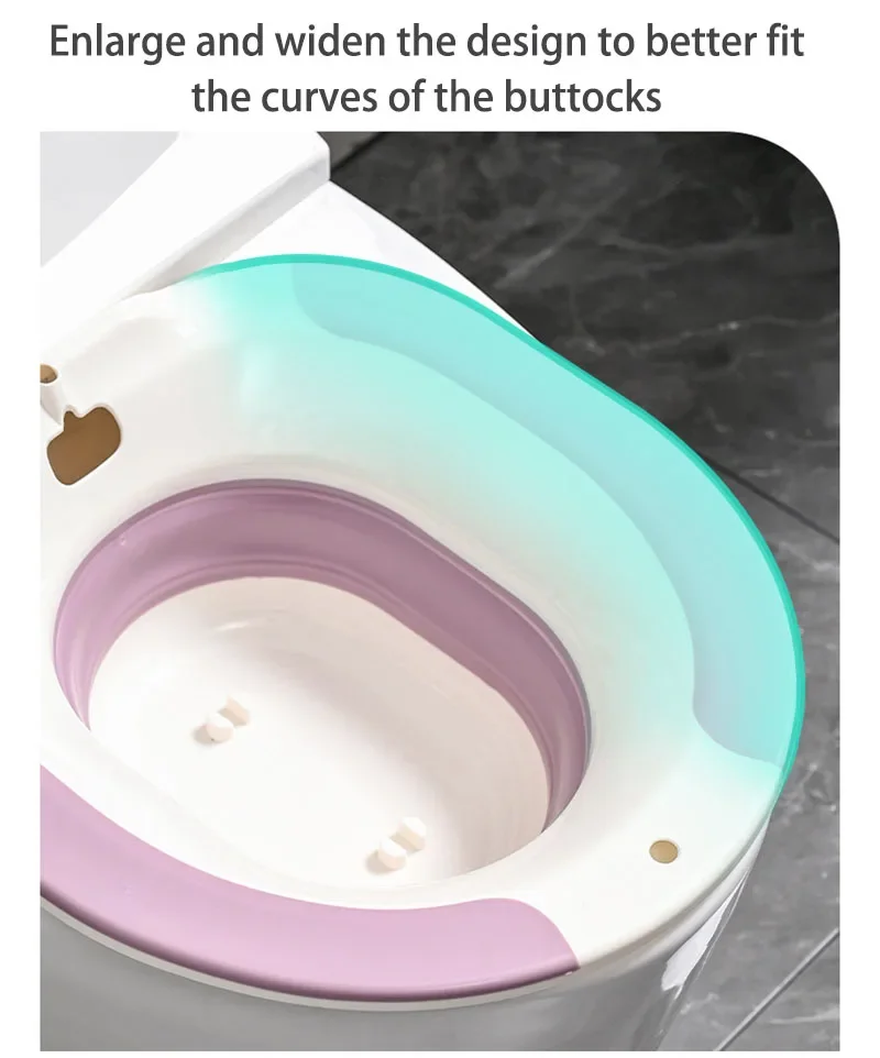 Folding Toilet Bidet Pregnant Women Special Wash Basin Bath Tub Soaking For Pregnant Women Hemorrhoid Patient Care clean Basin