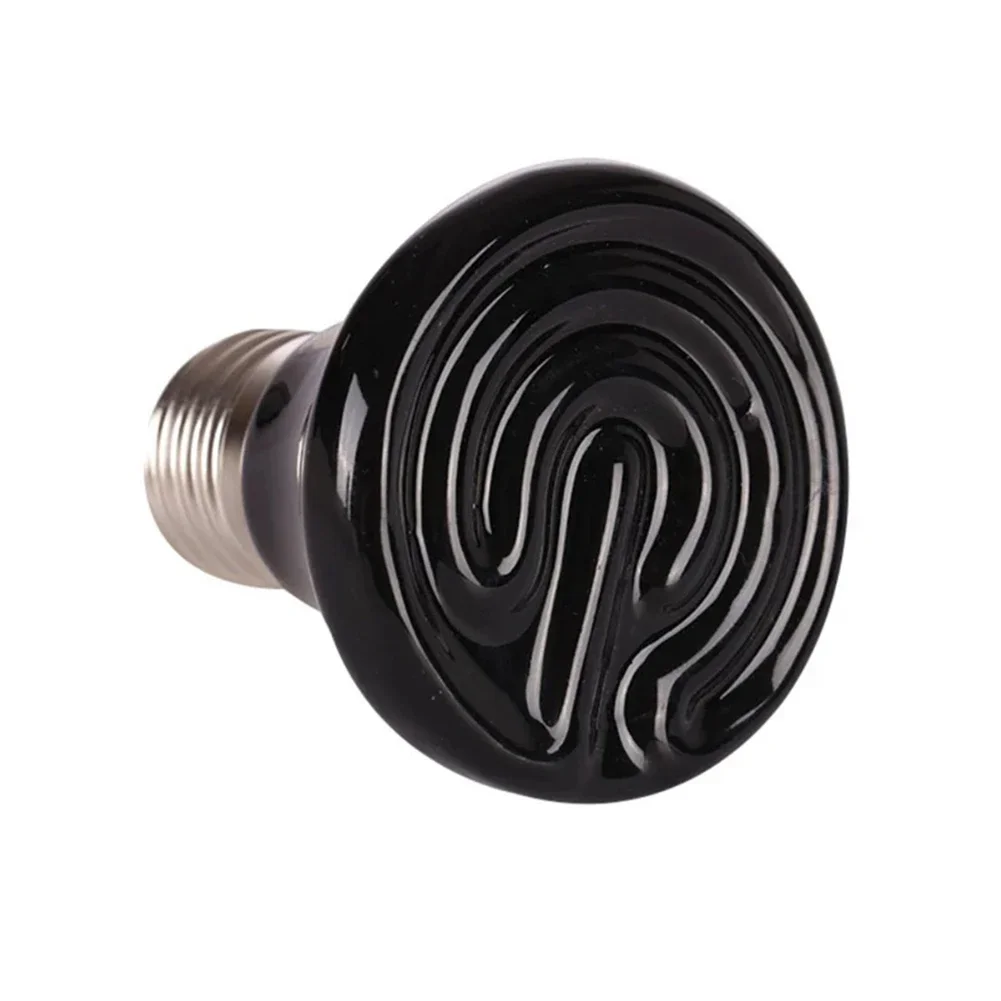 Infrared Heater Ceramic Pet Heating Lamp Light Bulbs Emitter Heat For Lizard Spider Reptile Box