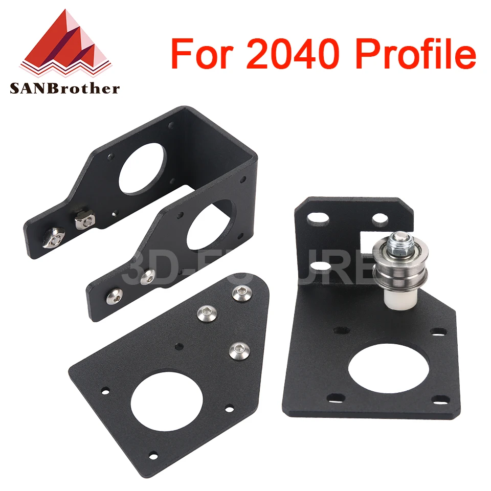 Y Axis Motor Bracket Fixed Mount Plate Nema 17 Stepper Motor Bracket For 2040 V-slot 3D Printer Parts For CR-10 for cr 10 tornado y axis parts nema 17 stepper motor bracket for 2040 v slot 3d printer parts