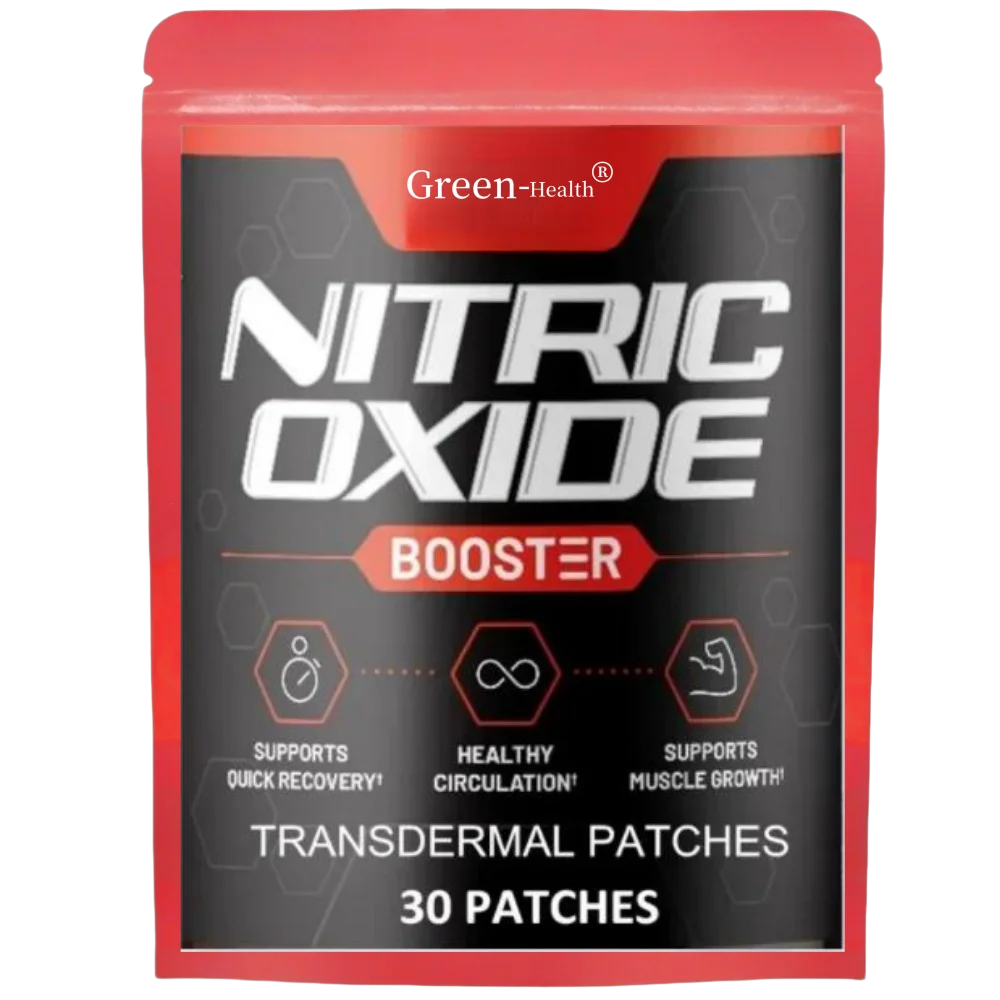 Nitric Oxide Patches Nitric Oxide Booster Transdermal Patches Performance Formula for Stamina Endurance 30 Patches One Month Supply