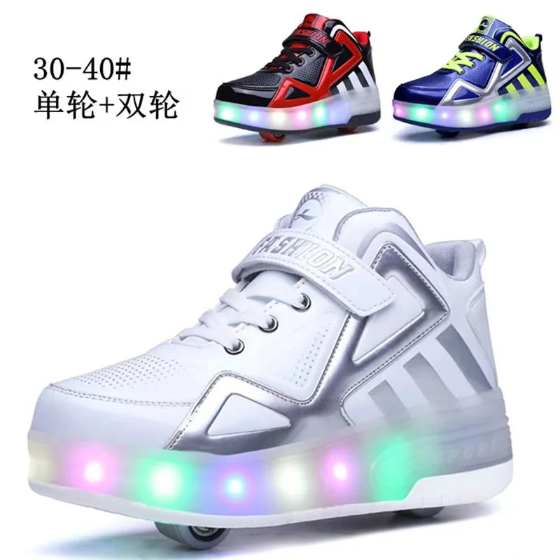 led-flashing-roller-skates-shoes-2-wheels-skating-sneaker-recharge-multi-light-breatheable-kids-boy-girl-adult