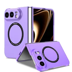 Ultra - Thin Magnetic Phone Case with Shockproof Protection and Magsafe Compatibility - iPhone Duo (PURPLE)
