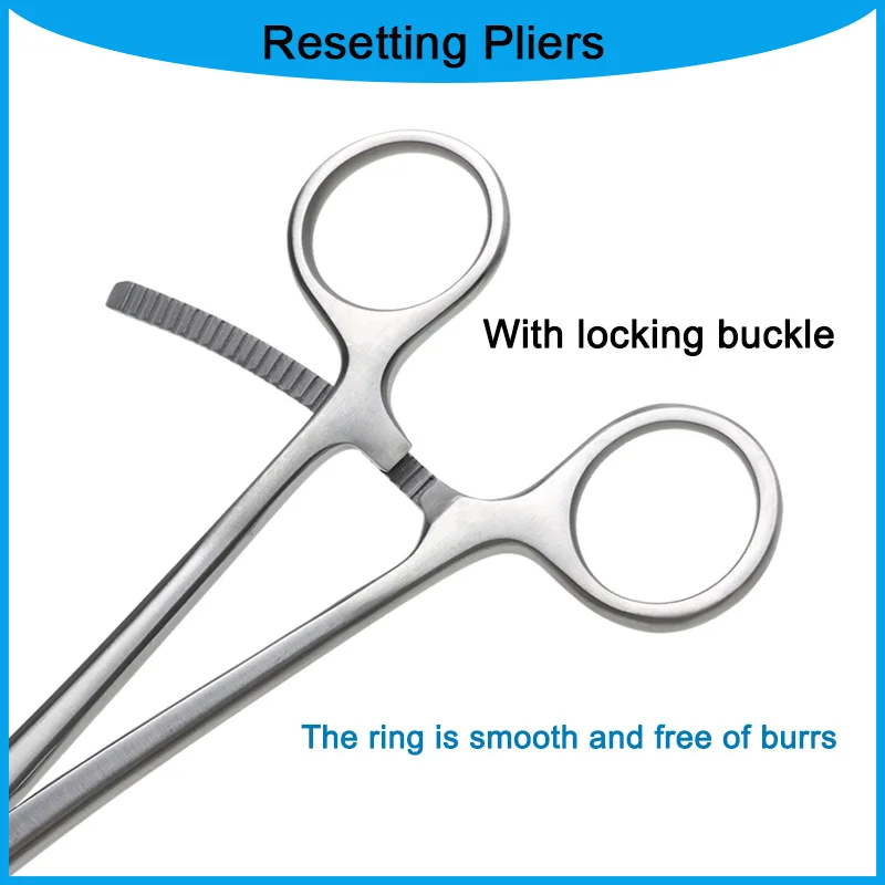 Bone Locking Forceps Pliers Stainless Steel Bone Reduction Forceps Ball-Tip Veterinary Orthopedic Instrument