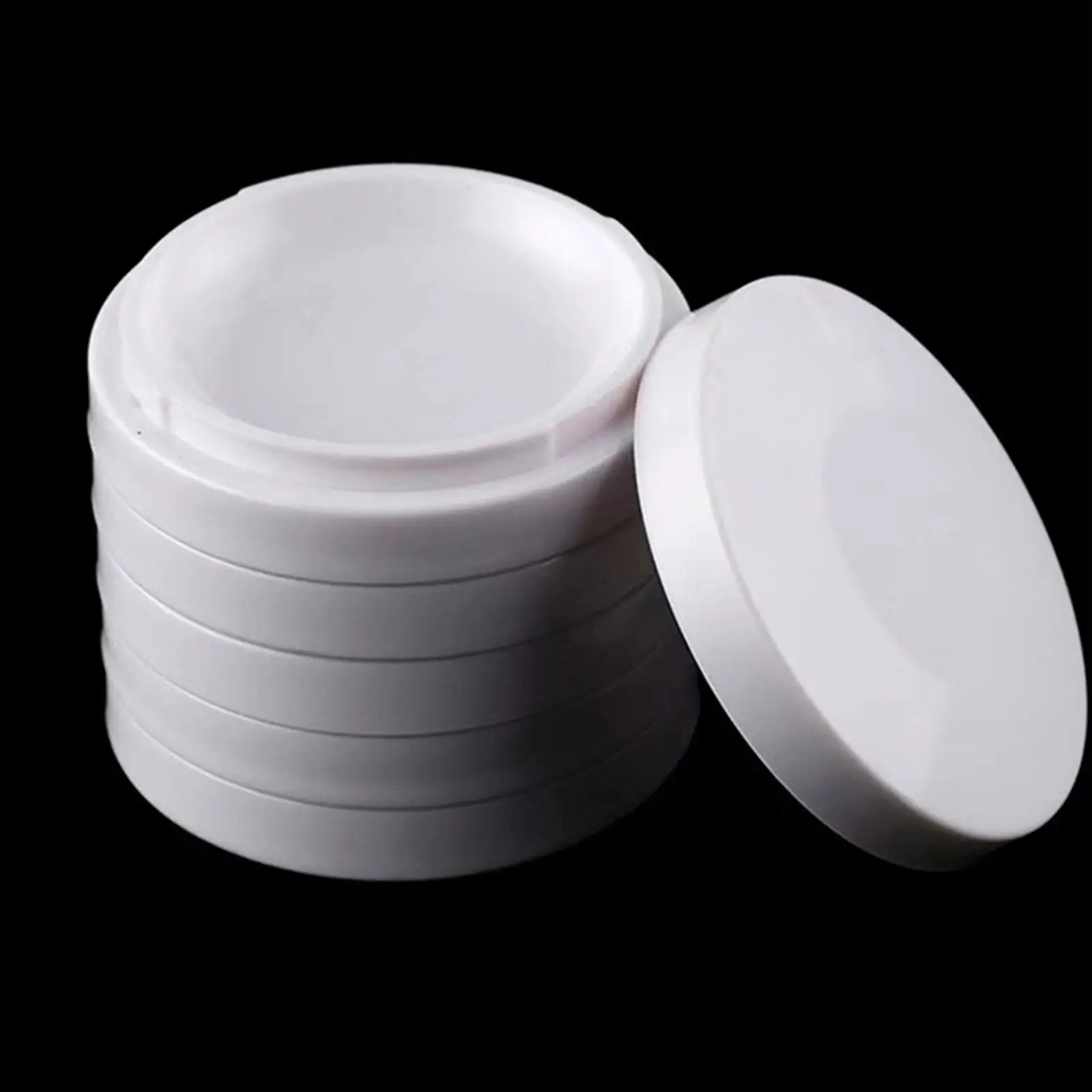 Pallets Five Layers Washable Artist Easy Cleaning Craft DIY Art with Cover Durable Round Colour Mixing Tray for Home Accessories