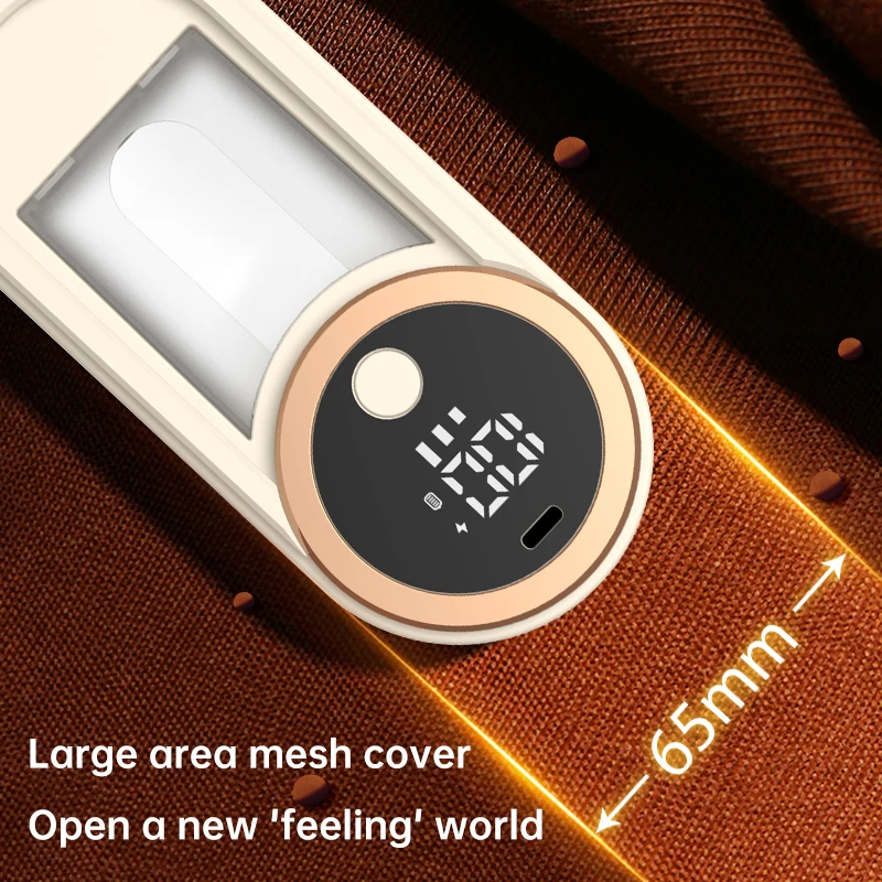 ONEKA Rechargeable Fabric Shaver Lint Remover Sweater Defuzzer Lints Fuzzs Pills Pilling Trimmer for Clothes  Furniture 5