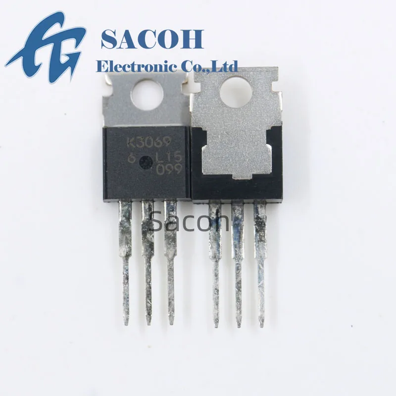 10Pcs/Lot 2SK3069 K3069 3069 TO-220 75A 60V Power MOSFET Transistor electronic component original electronic component power mosfet transistor