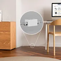 ZOERAX 2 ชิ้น RJ45 Cat6 Inline Coupler Ethernet Coupler, Ethernet Extender Connecter สําหรับ Cat6/Cat5e/Cat5 สาย Ethernet 2