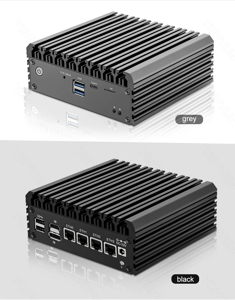 Fanless Mini PC N6005 2.5G LAN Router N5105 4xIntel I226-V DDR4 M.2 NVMe SSD TPM2.0 Micro Firewall Appliance Description Image.This Product Can Be Found With The Tag Names Barebone Mini PC, Computer Office