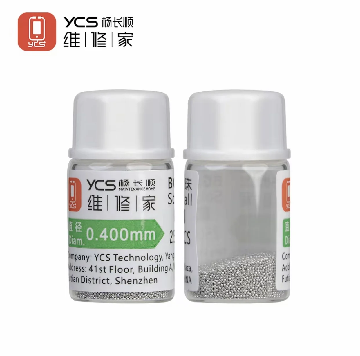 YCS BGA 솔더볼, 0.3-0.55mm, 다양한 크기, 25,000개 볼들이 한 팩에 담긴 형태, 모바일 IC 칩 BGA 주석 도금용.