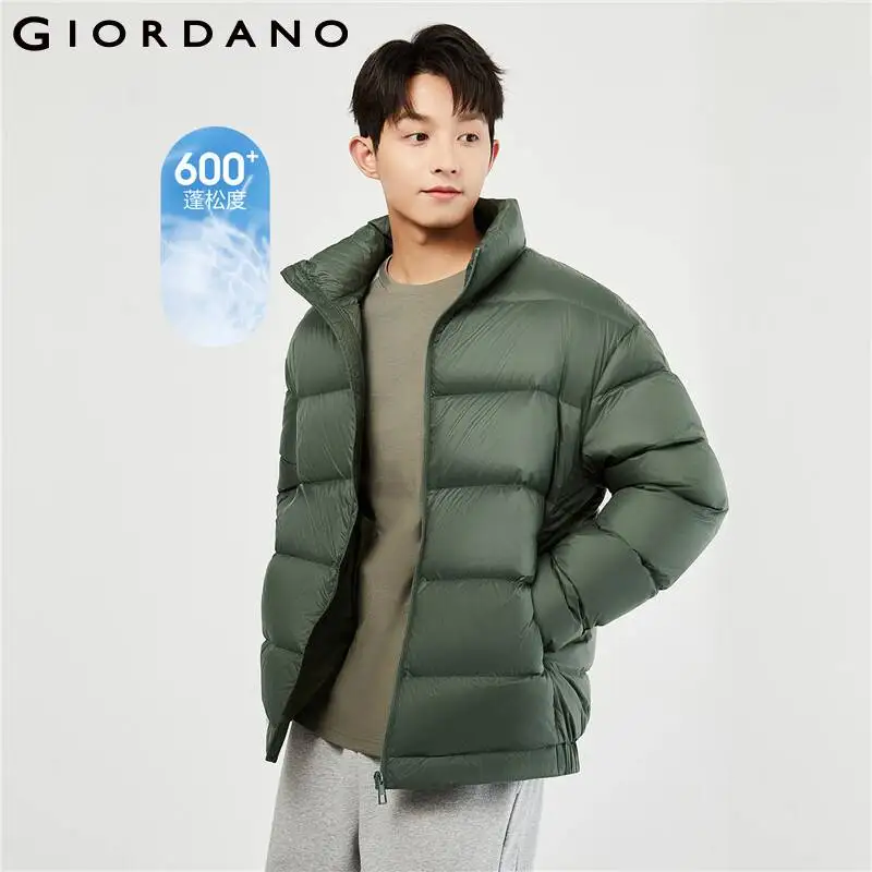 

Giordano down jacket men's fall and winter new duck down outdoor warm standing collar short down jacket men 18073903