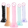 Mini Realistic Dildo Suction Cup Penis Strap Dildofor Women No Vibrator Jelly Soft Dildos Anal Plugs Female Masturbators Sex Toy 1