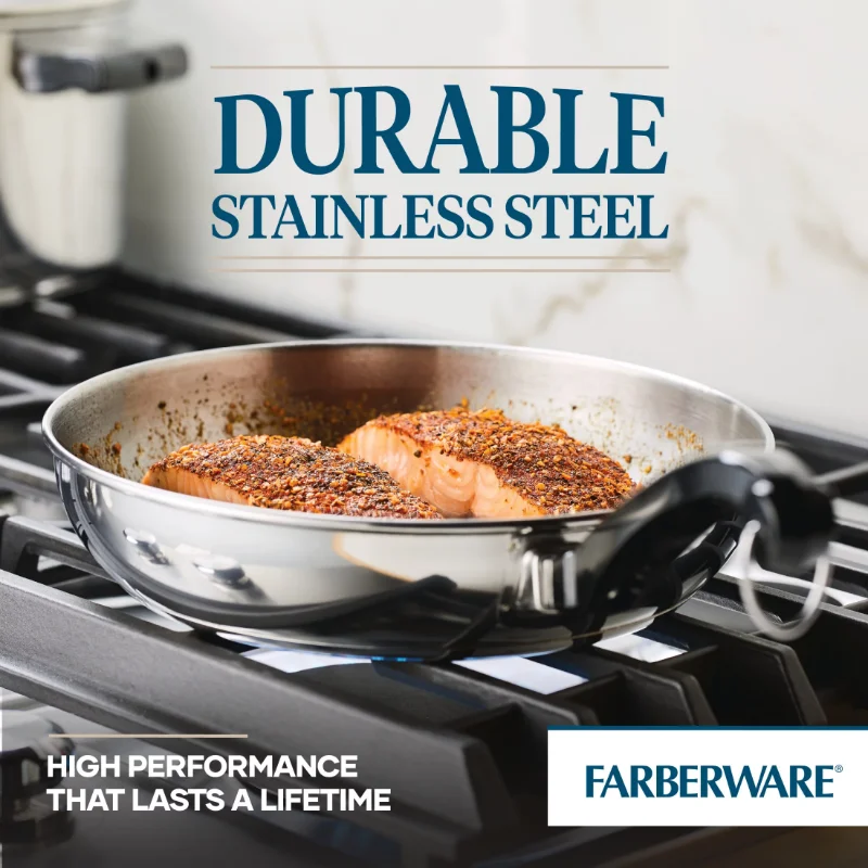 Farberware Classic Stainless Steel Saucepan, 2-Qt.