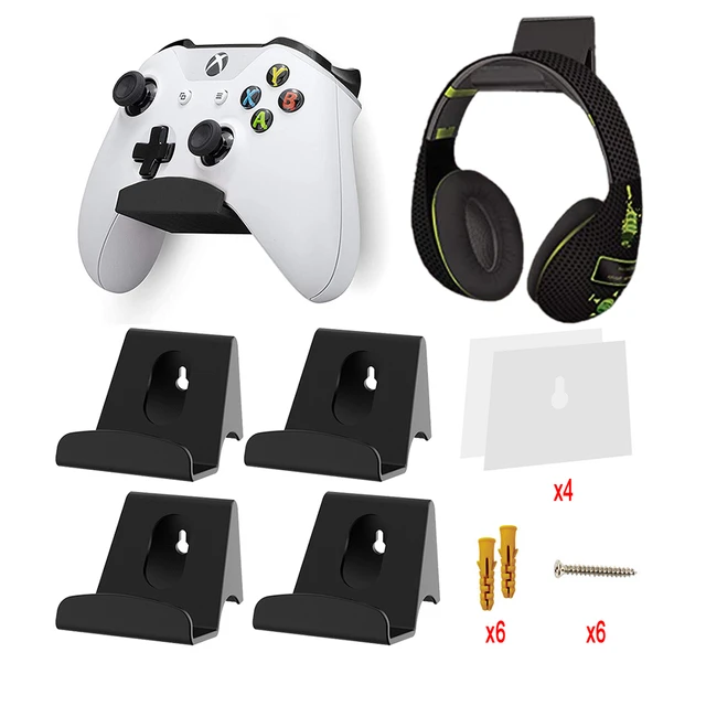 Support mural universel pour manette de jeu, support de casque en  acrylique, support de manette de jeu, support mural pour PS4, Xbox -  AliExpress