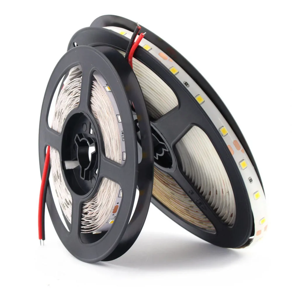 

СВЕТОДИОДНАЯ лента SMD 2835 Rgb, 5 м, 12 В постоянного тока, теплый белый/белый свет для украшения комнаты, кухни