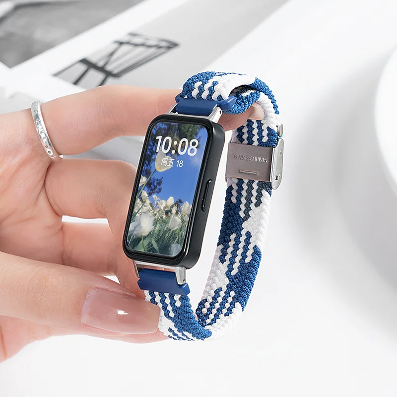 Nylon Strap For Huawei band 8 Correa Bracelet with Case Watchband For Huawei  band 8 Women Strap Replacement Sport Wristband - AliExpress