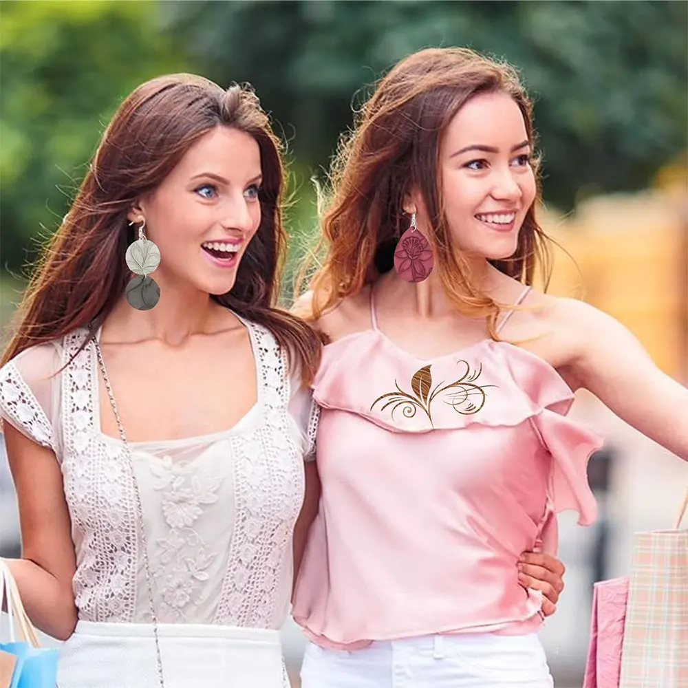 3D Flower Design Embossed Textured Faux Leather 40x135cm Craft Vinyl Fabric for Sewing Hair Bow Jewelry Wallet Handmade Making