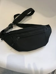 Versatile Fanny Pack for Active Lifestyles - Hands-Free Waist Wallet & Travel Crossbody Bag (Black)
