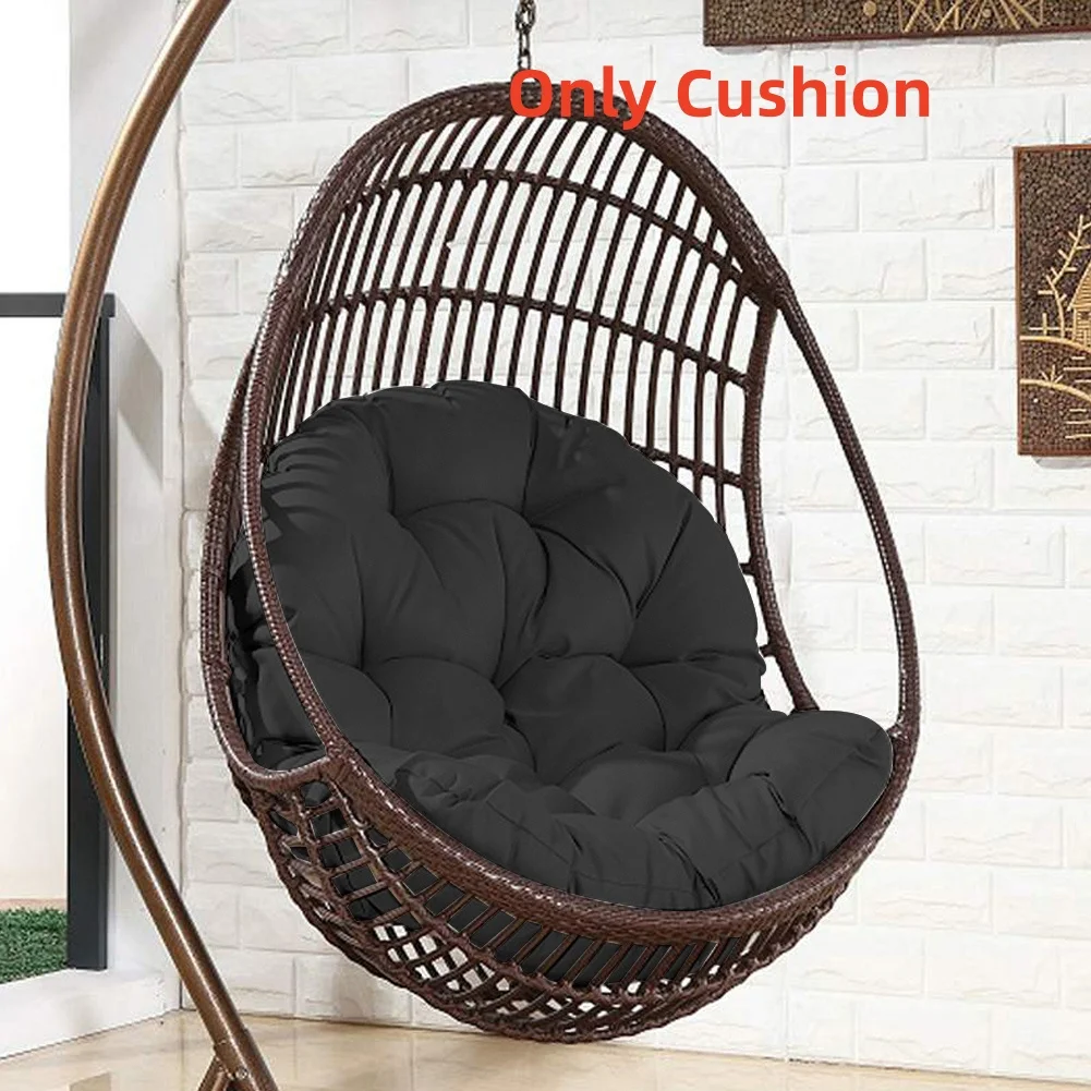 Hanging Basket Chair Cushion Egg Chair Cushion Wicker Rattan Hanging Seat Hanging Seat Cushions for Garden Indoor 80*116cm