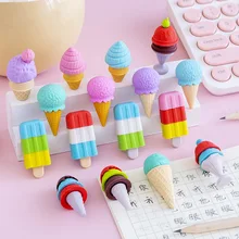 

Dessert Food Ice Cream Ice Cream Eraser Set Student Christmas Gift Gift