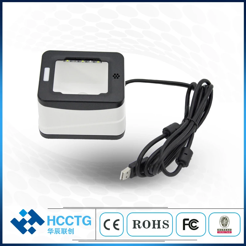유선 QR 코드 스캐너, 미니 2D 바코드 스캐너, HS-2001C, 영어 문자 입력 모드만 지지대