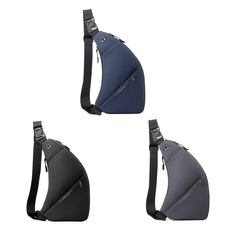

Мужская повседневная сумка через плечо на ремне, большая вместительная нагрудная сумка, рюкзак, водонепроницаемая нагрудная с