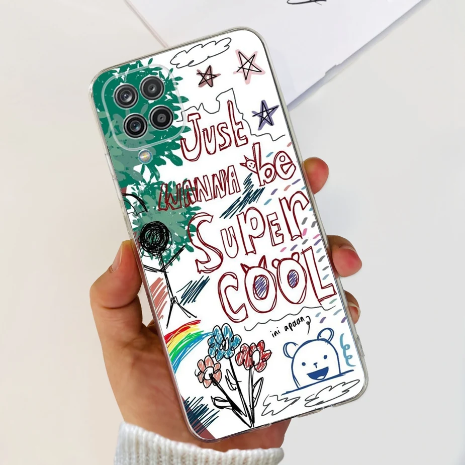 Cute Fashion Painted Soft Slim Phone Case - Stylish Protective Back Cover Bumper