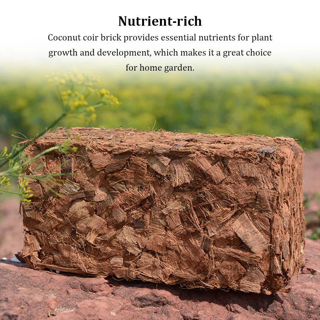 Coco Coir Brick Water Absorbent Coconut Potting Soil Growing Media