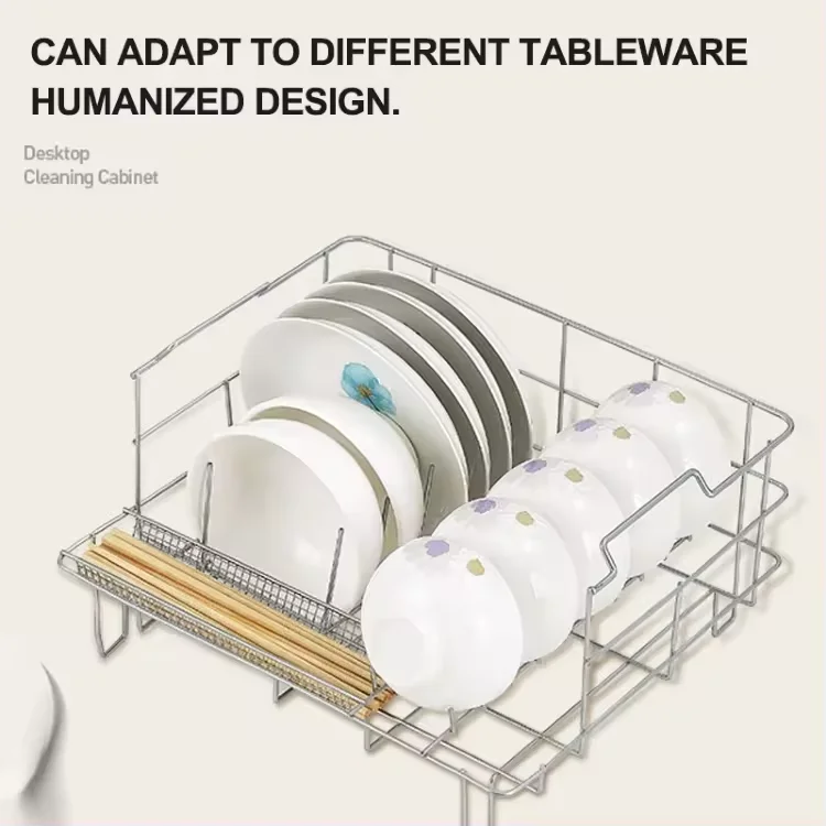 Countertop Portable Embedded Desktop Large Capacity Disinfect Dishwasher Machine Without Installation 6