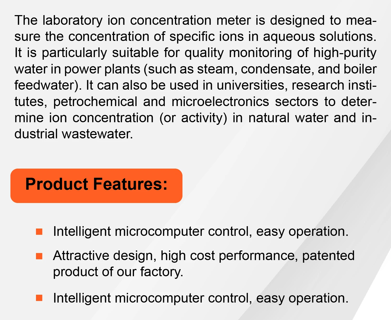 DWS-51 Sodium Ion Meter Lab Ion Selective Electrode Water Quality Analyzer for F