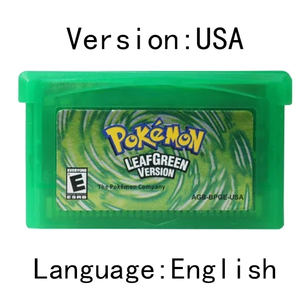 thumbnail image 1 of GBA video game cartridge, series console card,Ruby FireRed Sapphire Emerald LeafGreen,US version for GBA NDS, 1 of 5