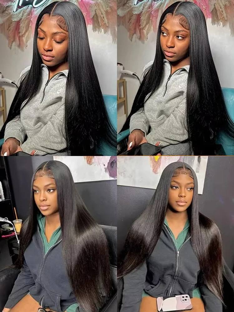 30 40 Inch Bone Straight 100% Weave Human Hair Bundles Raw Hair Extensions Brazilian Natural Black 3 4 Bundle Deals Unprocessed 6