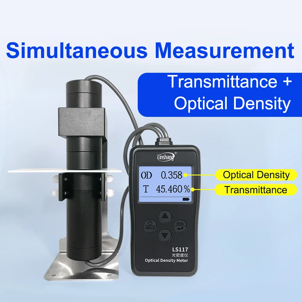 Optical Density Meter For Plastic LS117 VLT and OD Aluminized Film High Precision Simple Operation Real-time Dynamic Calibration