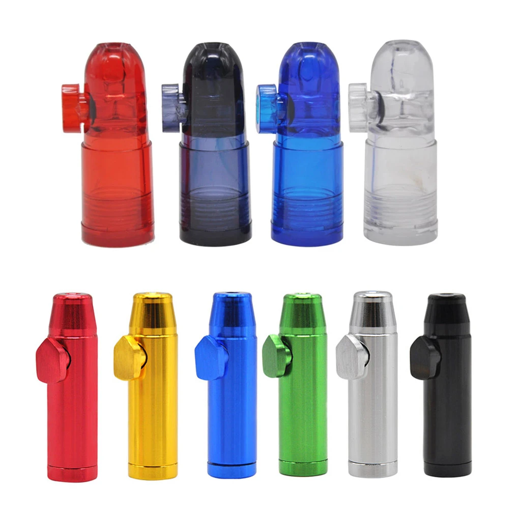 Snuff Bullet Rocket Dispensers Bullet Snuff Rocket Snorter Plastic