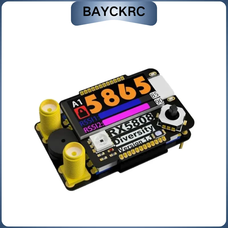 Módulo receptor RX5808 5.8Ghz dupla antena para óculos FPV SKYZONE Fatshark
