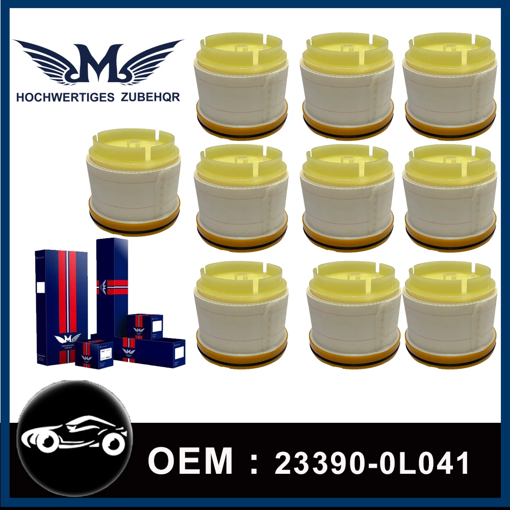 

10pcs Engine Fuel Filter Service Set Kit for Isuzu DMAX D-MAX Pickup 23390-0L030 23390-0L041 23390-0L011 23390-0L020 23390-0L010