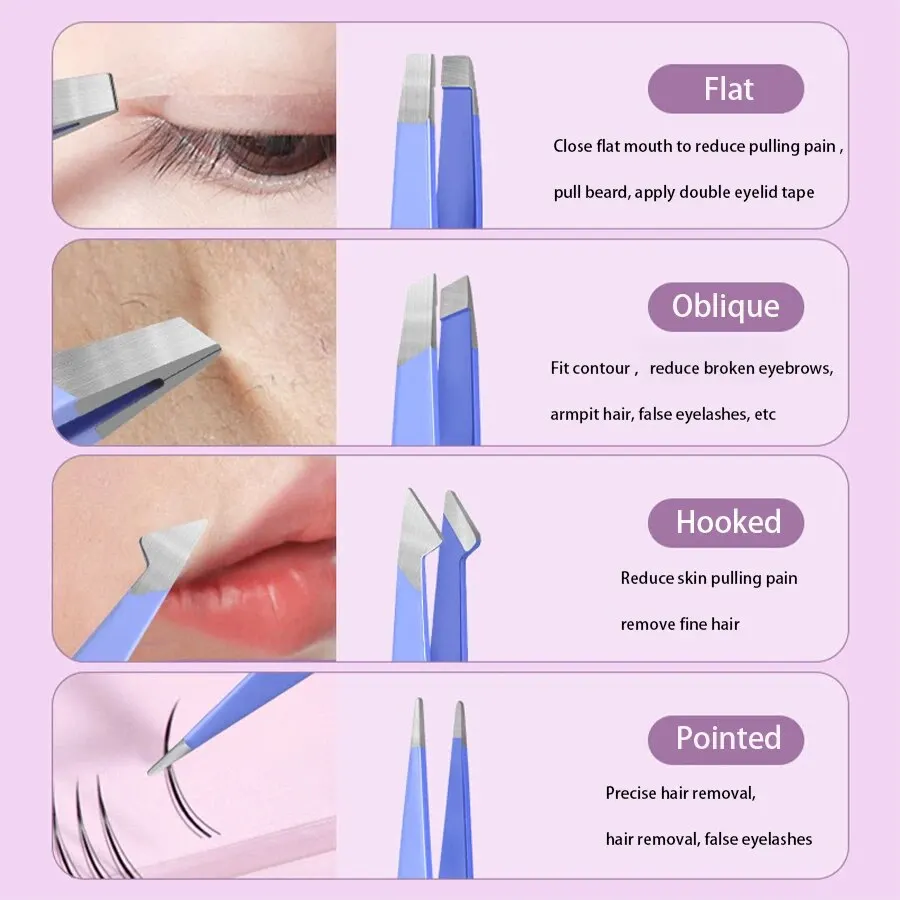 Eyebrow clippers set 4 PCS for hair removal