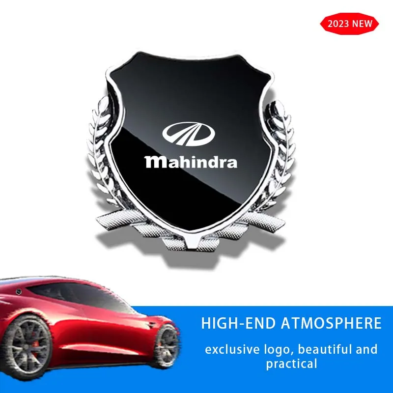 

Car Stickers 3D Metal Accsesories Auto Accessory Triangle Window Sticker For Mahindra Kuv100 Xuv300 Tuv300 Mahindra Pik Up 4x4
