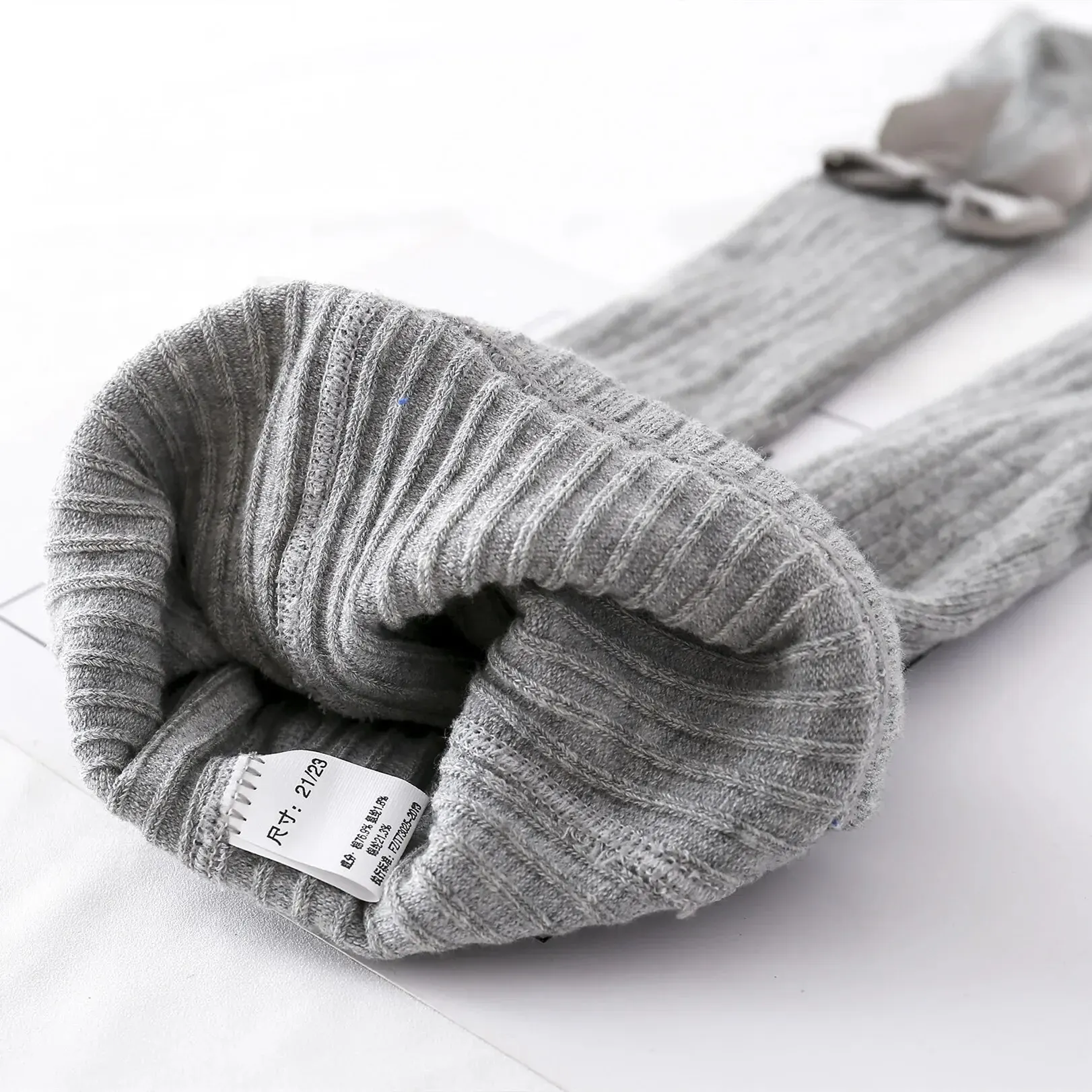 Cute Bowknot Knitted Tights For Girls Cotton Winter Girls Tights High Waist Children Pantyhose Baby Girl Toddler knitted tights